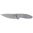 Nóż składany Kubey Pike Gray Titanium, Sandblasted CPM 20CV by Parsons Bladeworks (KB2103A)