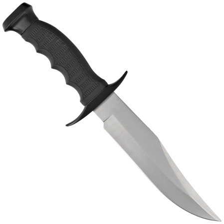 Muela 95-181 Black Rubber Knife, Satin 420H