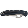 Spyderco Delica 4 FRN Grey Emerson Opener PlainEdge Knife (C11PGYW)