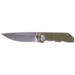 Kubey Knife Mizo, Green G10, Satin 14C28N by Tiguass (KU2101D)