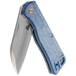 BlackFox Teeny Knife Blue Micarta, Satin D2 (BF-785 MIBL)