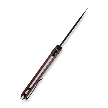 Nóż składany Sencut Squiggy Burgundy / Black G10, Black 9Cr18MoV (S24082A-3)