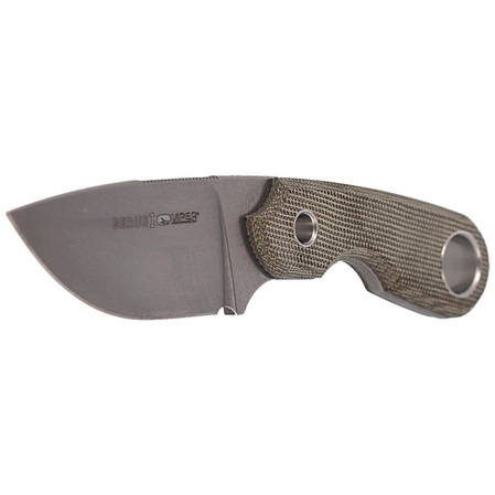 Viper Knife Berus1 Green Canvas Micarta, Stonewashed by Rumici (VT4012CG)