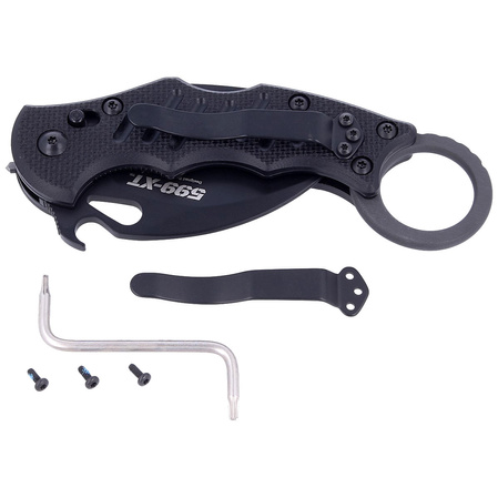 FOX Karambit Black G10, Black N690Co (FX-599 XT)