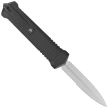 Tekto A4 Humvee D/E OTF Knife Black Aluminum, Satin P/S D2