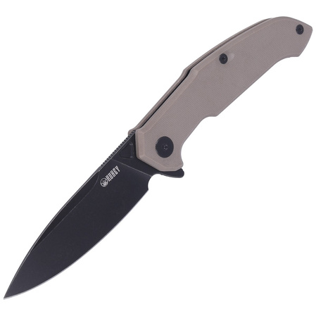 Nóż Kubey Knife Victory Tan G10, Darkwash AUS-10 (KU219C)