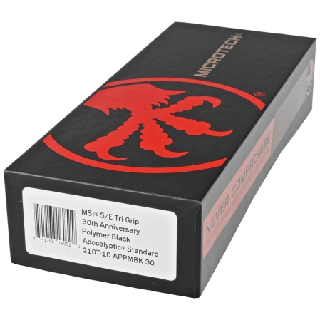 Microtech MSI S/E 30th Anniversary Knife Black Tri-Grip Polymer, Apocalyptic M390MK by Tony Marfione (210T-10APPMBK30)