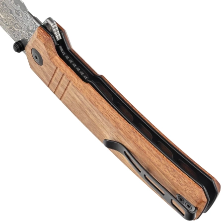 Civivi Knife Bhaltair Guibourtia Wood, Damascus (C23024-DS1)