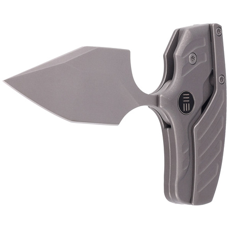 Nóż WE Knife Typhoeus Gray Titanium, Gray Stonewashed CPM 20CV (WE21036B-2)