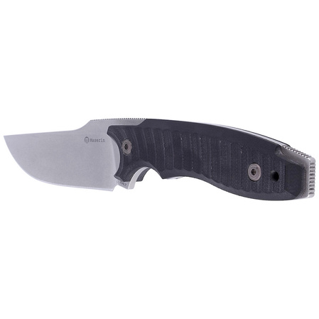 Nóż Maserin L.E.O. Black G10, Stonewashed N690 by Tommaso Rumici (919/G10N)
