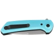 Reate PL-XF-A-8 Knife Blue Aluminum, Stonewashed Nitro-V