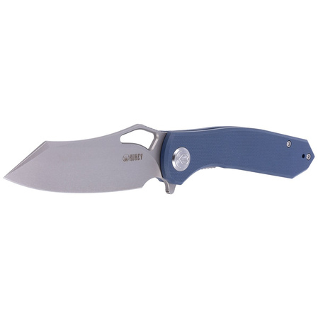 Nóż Kubey Drake Blue G10, Bead Blasted D2 by Maksim Tkaczuk (KU310E)