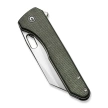 Civivi Knife Nugz Green Canvas Micarta, Satin 14C28N by Matthew Wehrwein (C23060-2)