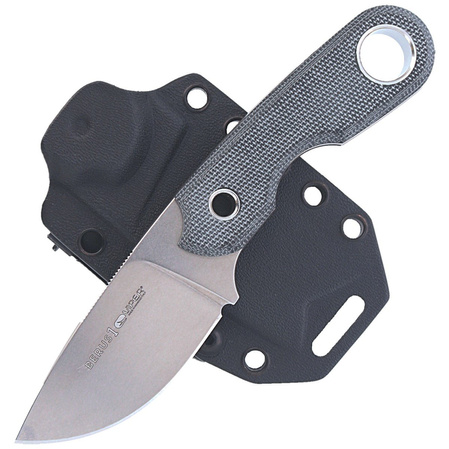 Viper Berus 1 Black Canvas Micarta, Stonewashed M390 by Tommaso Rumici Knife (VT4012CB)