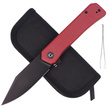 Nóż CIVIVI Relic Burgundy G10, Black Stonewashed Nitro-V (C20077B-2)