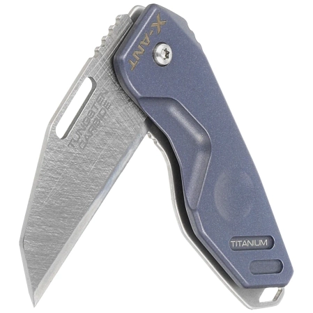 Nóż składany Extrema Ratio X-ANT LE No 049/100 Blue Titanium, Sandblast Sintered Tungsten Carbide (04.1000.0467/MD/TI)