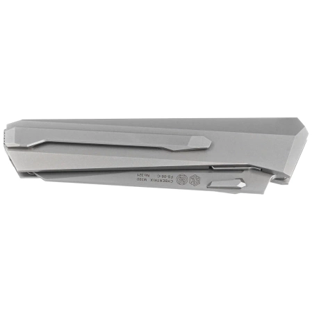 Nóż składany RikeKnife Cybertrix C Gray Titanium, Stonewashed M390 by Declynx (RK-Cybertrix-C)
