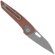 Nóż składany Bestech VK-Void Brown G10, Dark Bead Blasted / Stonewashed MagnaCut by Vulpex Knives (BG63D)