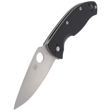 Spyderco Tenacious Knife Black G-10, Satin 8Cr13MoV by Eric Glesser (C122GP)