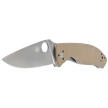 Spyderco Tenacious Brown G10, Satin CPM M4 by Eric Glesser (C122GBNM4P)
