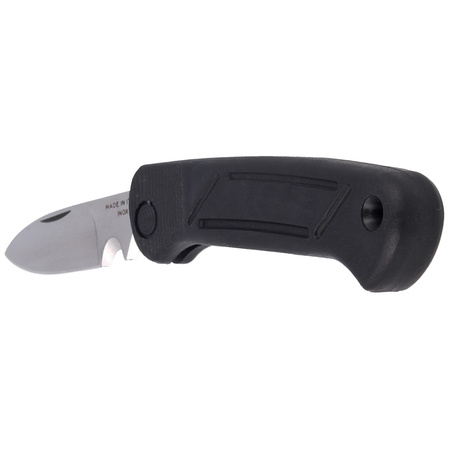 Nóż składany monterski dla elektryka MAC Coltellerie B05E Black FRN, Satin W 1.4028 (MC B05E.N)