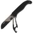 MAC Coltellerie Boat 2 Sailing Knife Black PP/TPE,  Satin W 1.4034 (MC BOT2.N)