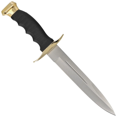 Nóż Muela 95-190 Black Rubber, Satin 420H