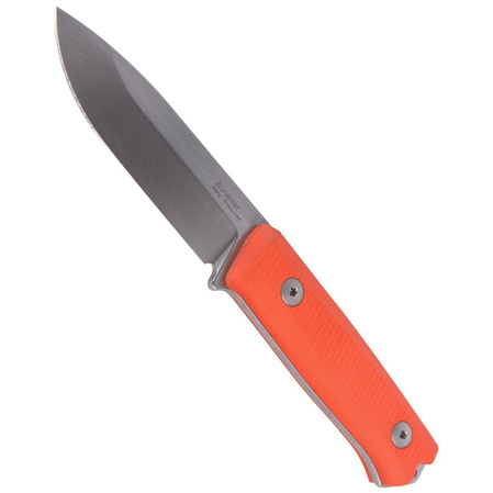 Nóż LionSteel Bushcraft G10 Orange, Stone Washed (B40 GOR)