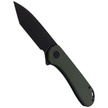 Nóż CIVIVI Elementum Flipper Green Micarta, Black Stonewashed (C907T-E)