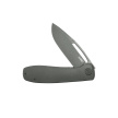 Kubey Supercell Knife Darkblasted Titanium, Darkblasted 14C28N by K.C. Spiron (KU353C)