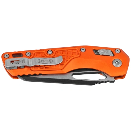 Microtech MSI S/E Knife Orange Frag Aluminum, Black M390MK by Tony Marfione (210-1FROR)