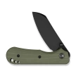 Civivi Crabby Knife OD Green G10, Black Stonewashed 14C28N by Ken Onion Jr. (C24055-1)