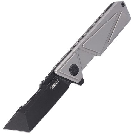 Nóż składany Kubey Avenger Frame Lock Gray Titanium, Dark Stonewashed 14C28N (KB209B)
