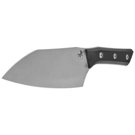 Microtech Santoku 6'' Kitchen Knife Black G10, Stonewashed M390MK (3200-10BK)