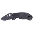 Nóż składany Spyderco Tenacious Lightweight Black FRN, Black Combo 8Cr13MoV by Eric Glesser (C122PSBBK)