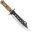 Third Decor Habitat Constrictor Knife Brown Rubberized ABS, Stonewashed/Satin 420 (H0302)