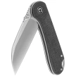 Nóż składany Civivi Elementum Wharncliffe Black Canvas Micarta, Satin Nitro-V (C18062AF-3)