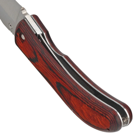 Muela SW-8R Red Pakka Wood, Satin X50CrMoV15 knife
