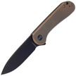 WE Knife Elementum Bronze Titanium, Black Stonewashed CPM S20CV (WE18062X-4)