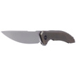 Nóż WE Knife Quixotic Bronze Titanium, Silver Bead Blasted CPM 20CV (WE21016-5)