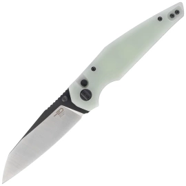 Nóż składany Bestech Snakebird Transparent G10, Satin / Black PVD 14C28N (BG58D)