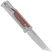 Nóż grawitacyjny Reate EXO-M OTF Gravity T/E Bead Blasted Titanium/Damascus Red-Black G10, Satin Elmax
