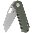 Nóż składany Kubey Knife Duroc Green Micarta, Black Stonewashed AUS-10 by Colin Maisonpierre (KU332L)
