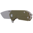 Kubey Knife Campe, OD Green G10, Sandblast D2 (KU203B)