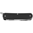 Fox Vulpis F4 Black Aluminum, Polished N690Co Pocket Knife (FX-VP130-F4 BK)