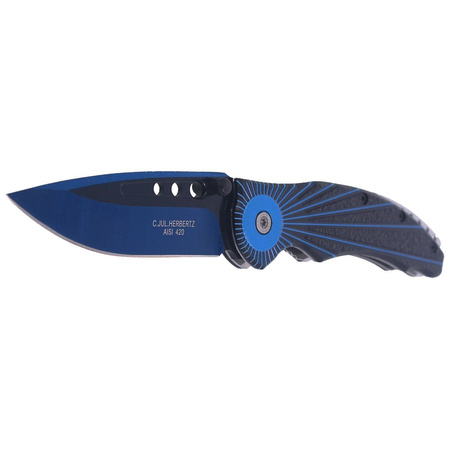 Knife Herbertz Solingen Hit Aluminium Blue-Black 90mm (584412)