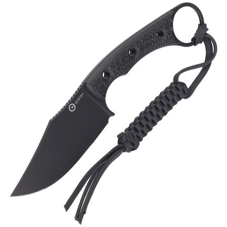 Nóż Civivi Midwatch Black Burlap Micarta, Black Stonewashed N690 (C20059B-1)