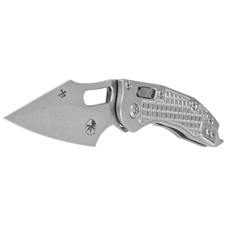 Microtech Marfione Select Stitch Ram-Lok S/E Knife Frag Titanium, Double Vapor Blast HW, Stonewashed M390MK by Borka Blades and Tony Marfione (169RL-10FRMS1)