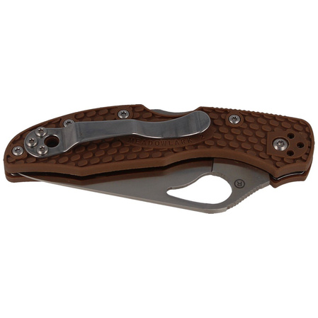 Nóż Spyderco Byrd Meadowlark 2 FRN Brown, Plain (BY04PBN2)