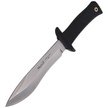 Muela 55-16 Black Rubber Knife, Satin 420H